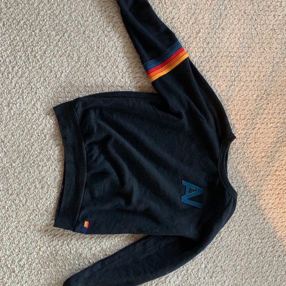 never worn aviator nation crew neck sweatshirt